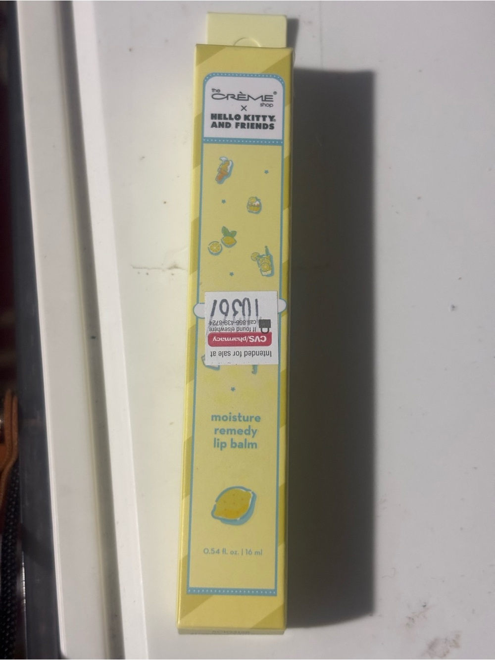 Hello Kitty Yellow Lemon Moisture Remedy Lip Balm